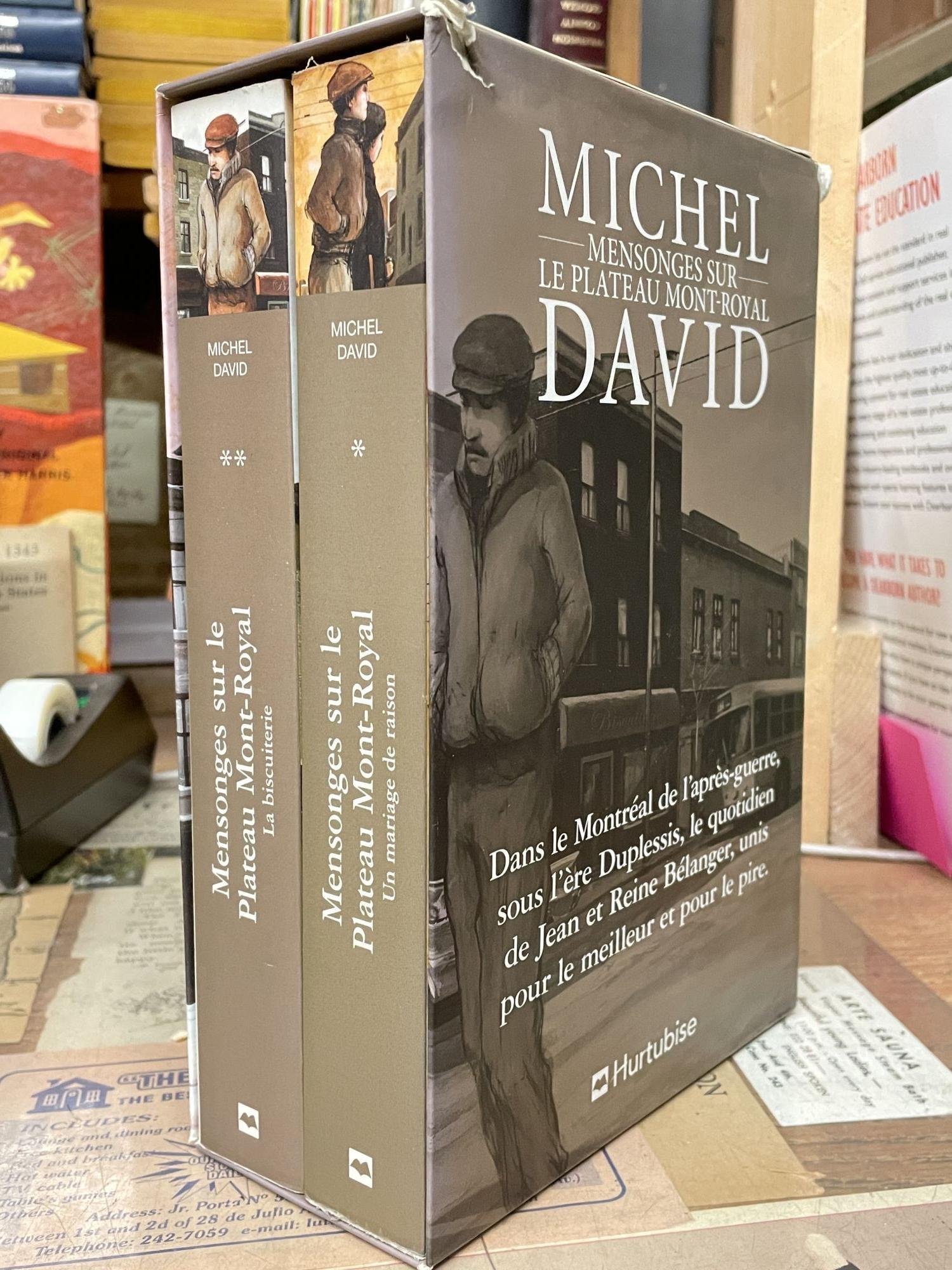 Mensonges Sur Le Plateau Mont Royal Coffret Michel David